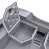 Лодка пластиковая с консолью Navix C43, красный