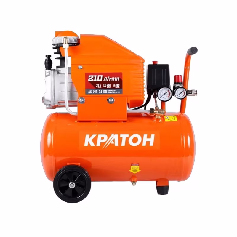 Компрессор поршневой масляный Кратон AC-210-24-DD