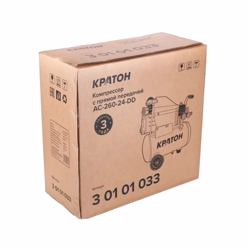 Компрессор поршневой масляный Кратон AC-260-24-DD