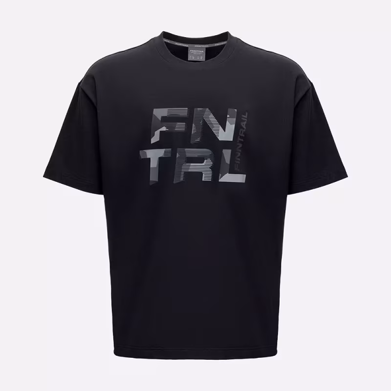 Футболка мужская Finntrail Big Logo 6733 Черный (Black), размер XXL