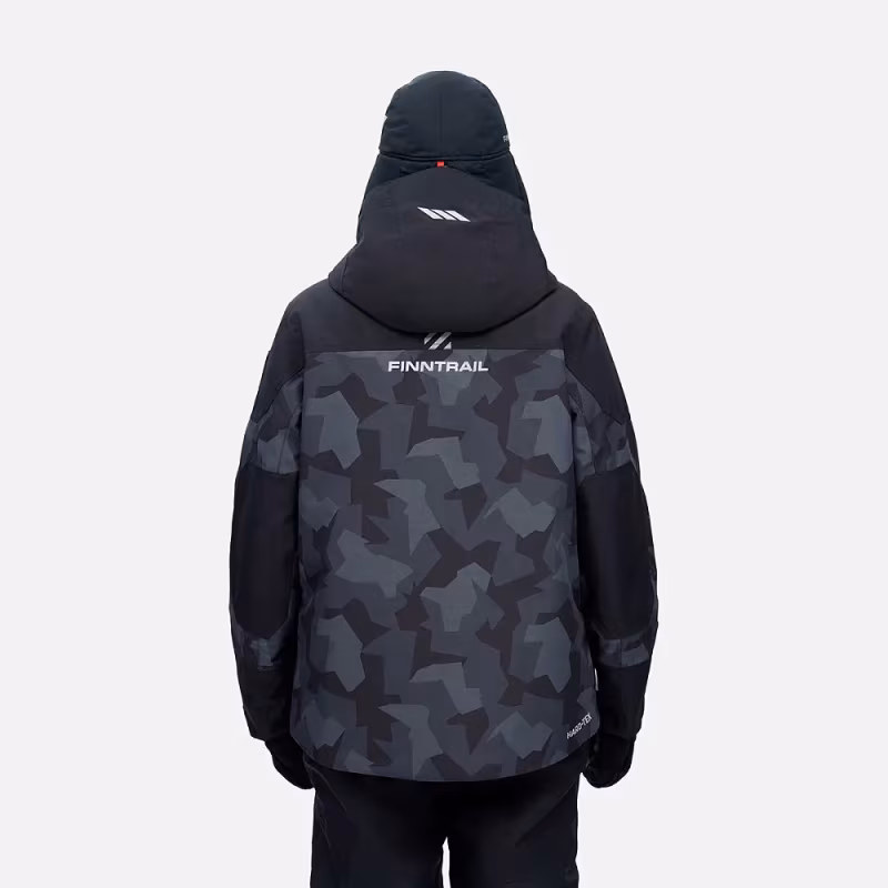 Куртка мужская Finntrail Powerman 3760 Сумеречно-черный камуфляж (CamoShadowBlack), размер M, 170-180 см