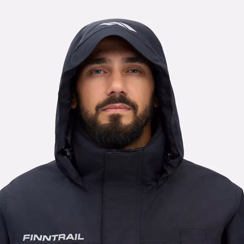 Куртка мужская Finntrail Powerman 3760 Сумеречно-черный камуфляж (CamoShadowBlack), размер M, 170-180 см