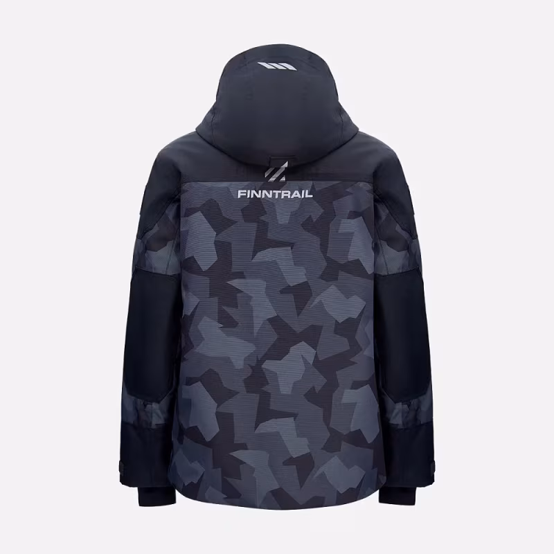 Куртка мужская Finntrail Powerman 3760 Сумеречно-черный камуфляж (CamoShadowBlack), размер XL, 180-190 см
