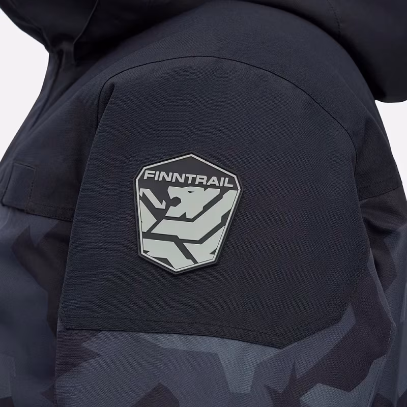 Куртка мужская Finntrail Powerman 3760 Сумеречно-черный камуфляж (CamoShadowBlack), размер XXL, 185-195 см