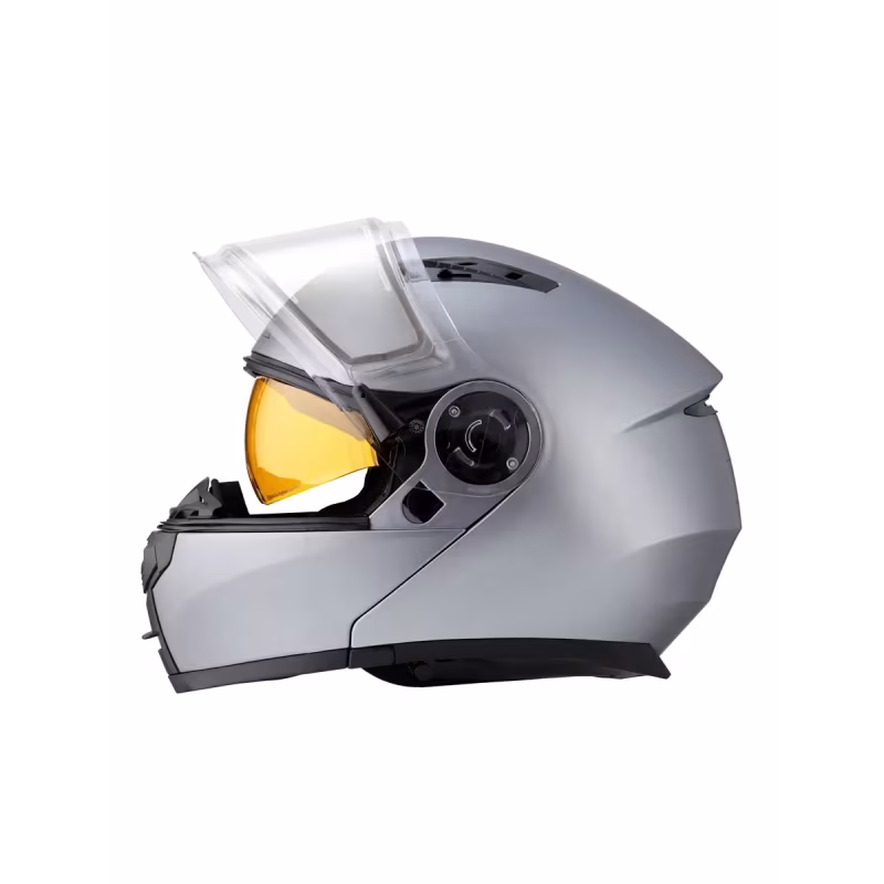 Мотошлем с подогревом RSX Spark HS-159 Winter, серый, размер L