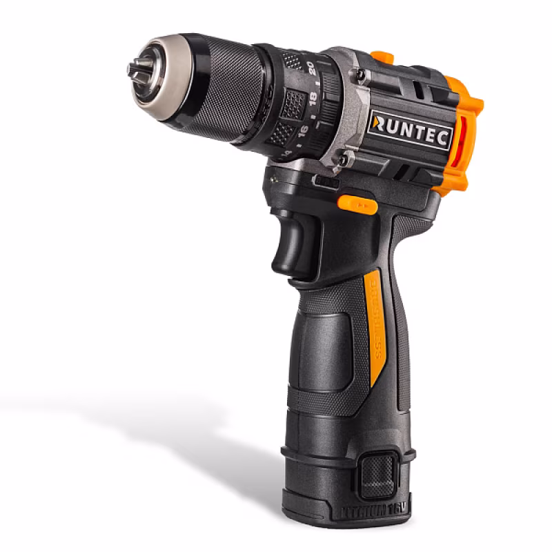 Дрель-шуруповерт аккумуляторная ударная Runtec PRO RT-ID124