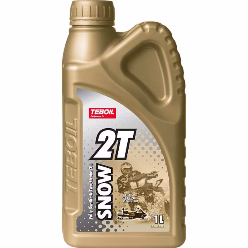 Масло моторное синтетическое для 2Т снегоходов Teboil 2T Snow, 1л