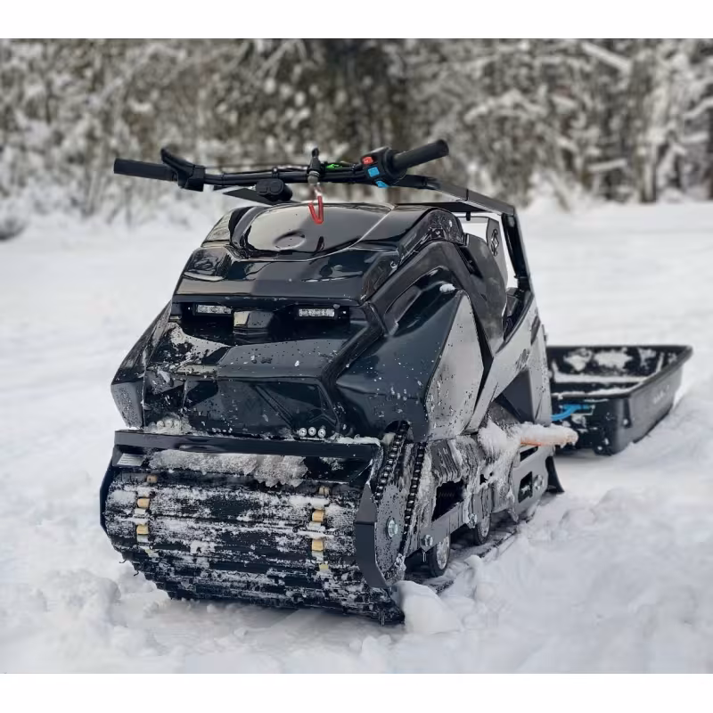 Мотобуксировщик Спутник Хищник, 15 л.с., катки, электрозапуск