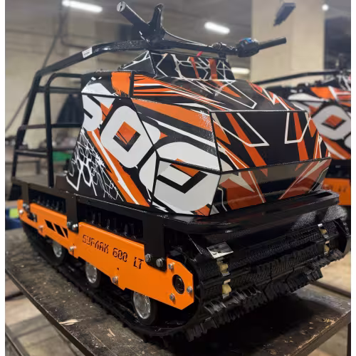 Мотобуксировщик Бурлак 600 LT, 22 л.с., катки