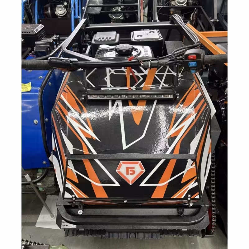 Мотобуксировщик Бурлак 600 LT, 22 л.с., катки