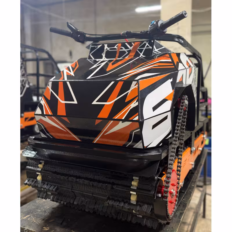 Мотобуксировщик Бурлак 600 LT, 22 л.с., катки