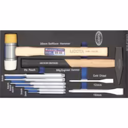 Набор ударно-режущего инструмента Licota ACK-E38303  (10 пр. EVA)