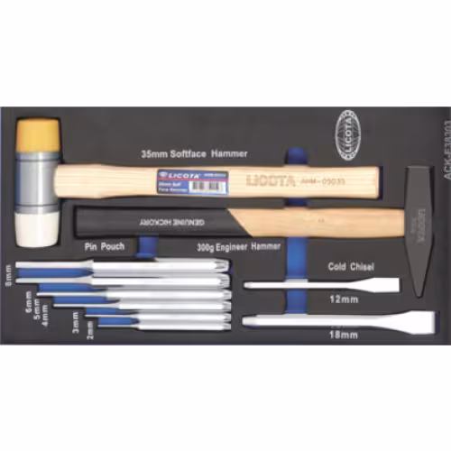 Набор ударно-режущего инструмента Licota ACK-E38303  (10 пр. EVA)