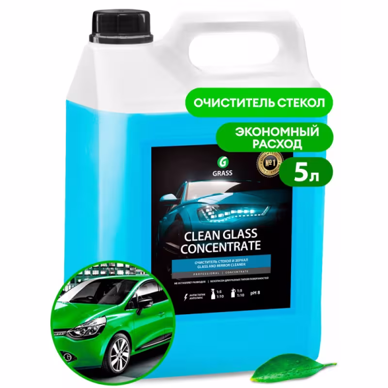 Очиститель стекол и зеркал Grass Clean Glass 133101, 5 кг