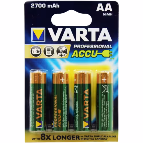 Батарейка аккумуляторная VARTA 2700mAh тип АА Ni-Mh