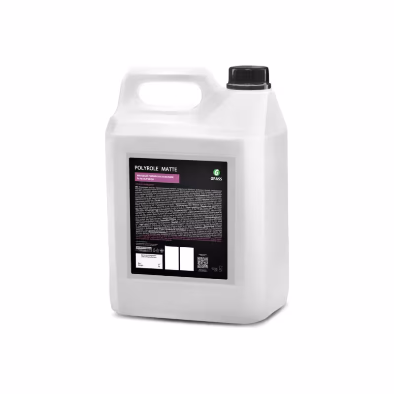 Полироль матовый для кожи, резины, пластика Grass Polyrole Matte 120111, виноград, 5 л