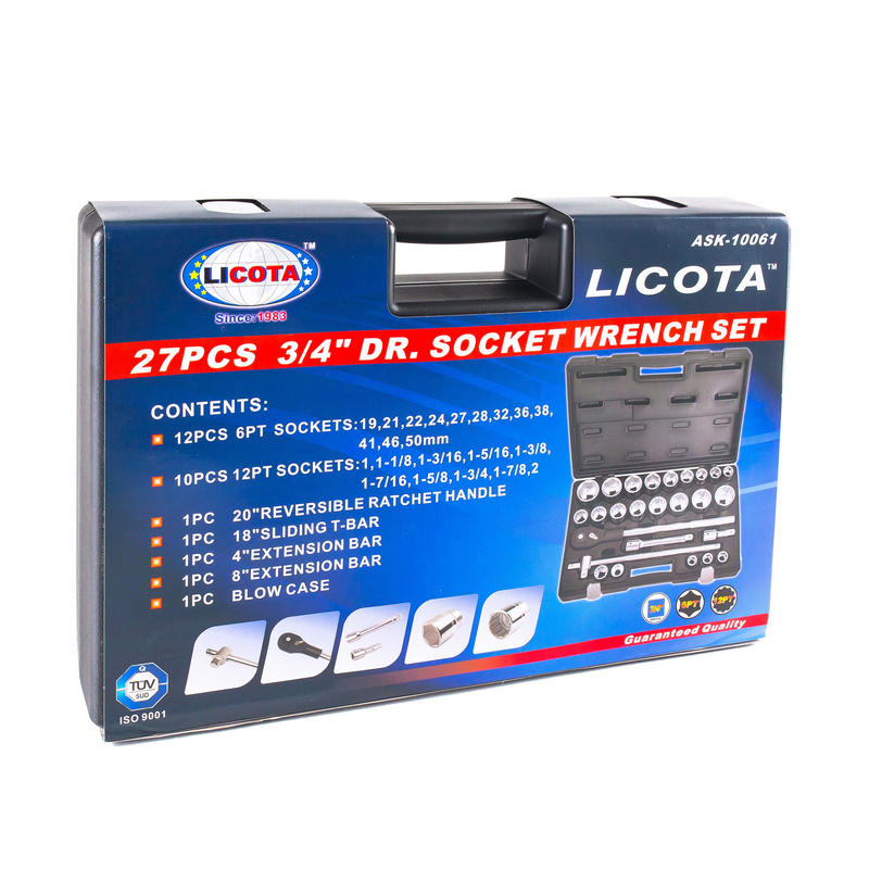 Набор торцевых головок Licota ASK-10061, 26 предметов