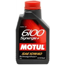 Масло моторное полусинтетическое Motul 6100 Synergie+ 10W40 SN/CF, 1л