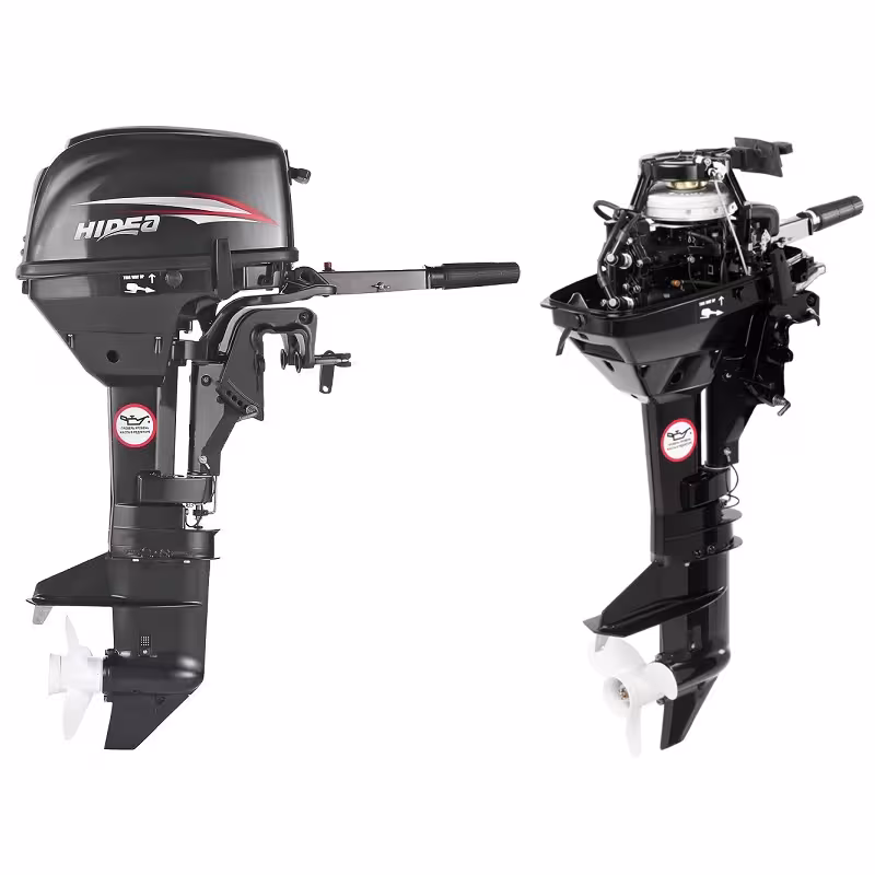 Лодочный мотор 2-тактный Hidea HD 9.8 FHS, 9,8 л.с.