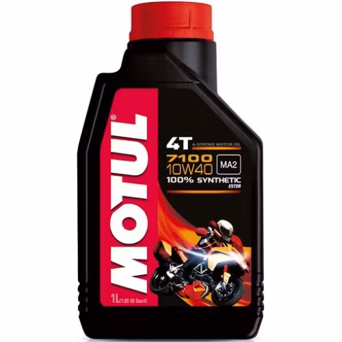 Масло моторное синтетическое для мотоциклов Motul 7100 10W40, 1л