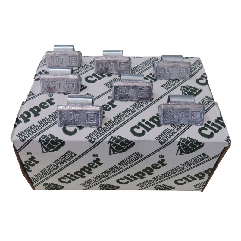 Грузики балансировочные для легкосплавных дисков Clipper 20 г
