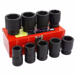 Набор торцевых ударных головок Licota ASA-80005A, 9 предметов