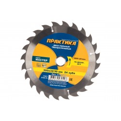 Диск пильный по дереву Практика 030-528, 300х3,2х32/30 мм
