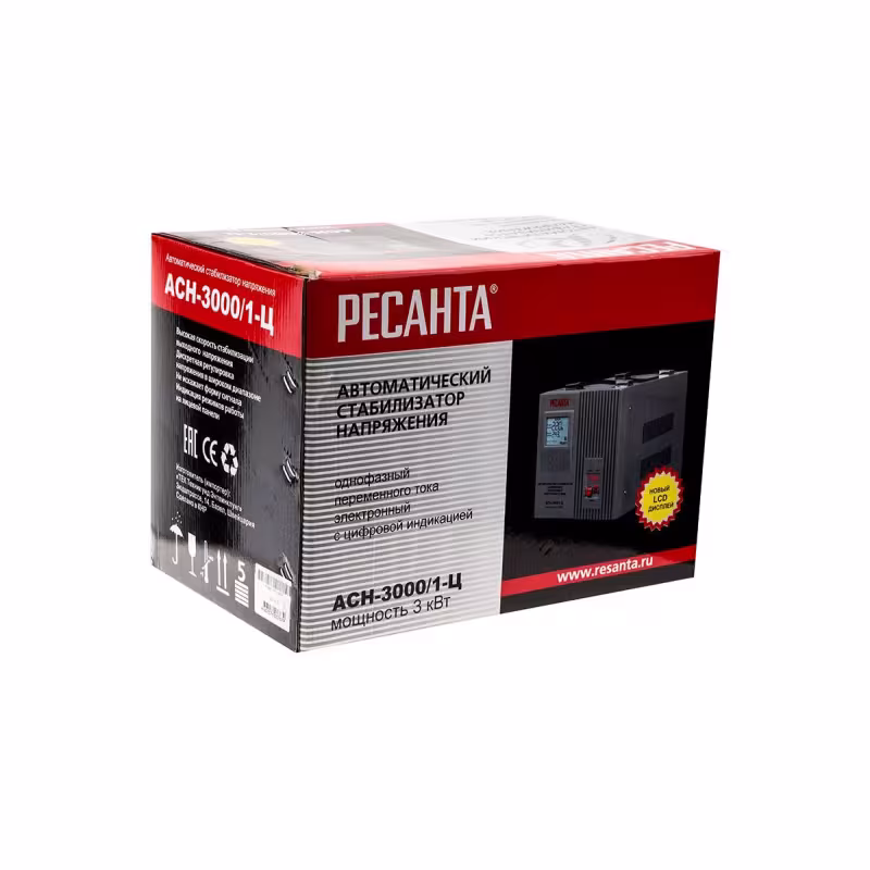 Стабилизатор напряжения Ресанта АСН 3000/1-Ц