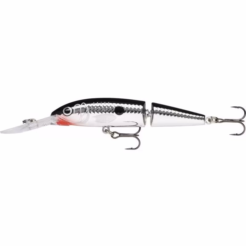 Воблер суспендер (нейтральный) Rapala Jointed Deep Husky Jerk JDHJ08-CH, 80 мм, 5 г, цвет CH