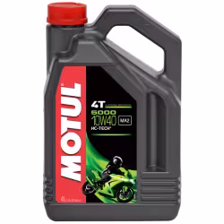 Масло моторное полусинтетическое для 4Т мотоциклов Motul 5000 10W40, 4л