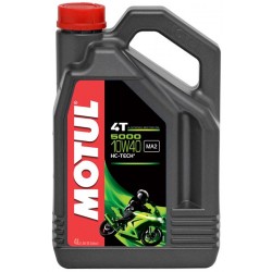 Масло моторное полусинтетическое для 4Т мотоциклов Motul 5000 10W40, 4л