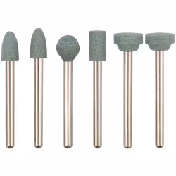 Мини-шарошки абразивные Fit 36925, 6 шт.