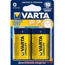 Батарейка VARTA Longlife Extra тип D LR20/373BL2