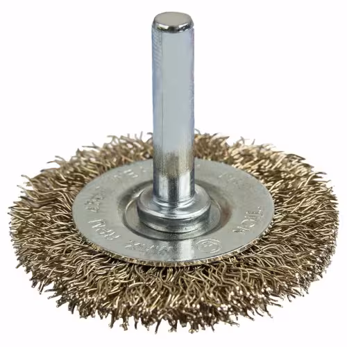 Кордщетка для дрели радиальная мягкая 50мм Практика