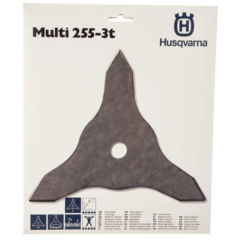 Нож триммерный Husqvarna Multi, 255х3х25,4 мм