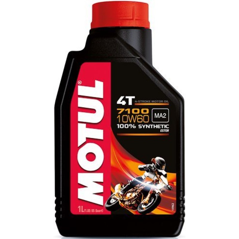 Масло моторное синтетическое для мотоциклов Motul 7100 10W60, 1л