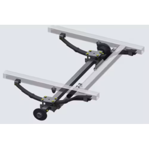 Ось рессорная на прицеп МЗСА 817711.001-05 в сборе