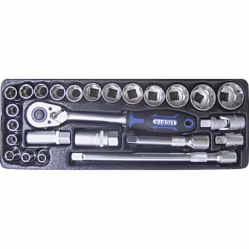 Набор торцевых головок Licota ACK-384001, 25 предметов