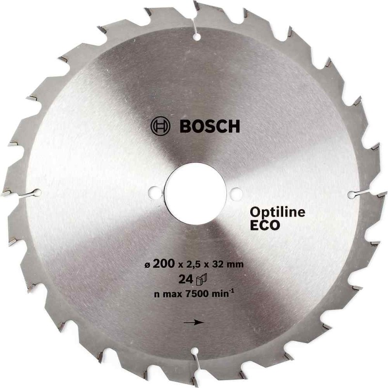 Диск пильный по дереву Bosch Optiline ECO 2608641791, 200х2,3х32 мм