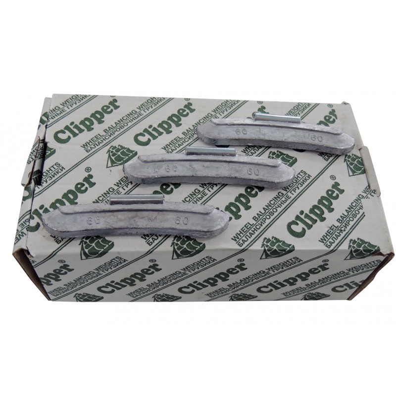 Грузики балансировочные для стальных дисков Clipper 60 г (50 шт.)