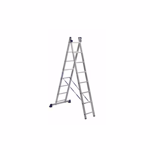 Лестница складная, 2 секции, 8 ступеней, 3.6 м