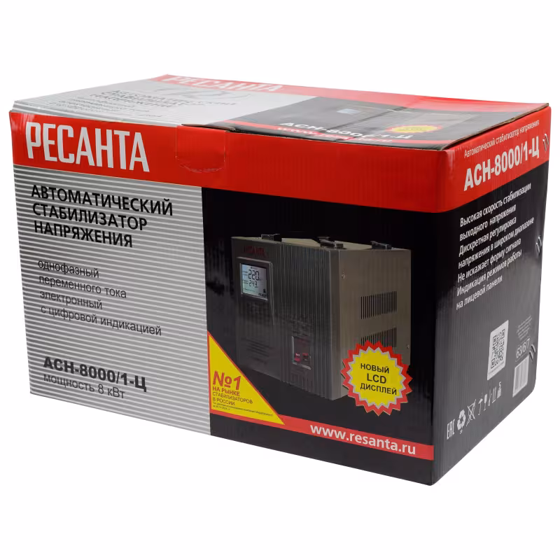 Стабилизатор напряжения Ресанта АСН 8000/1-Ц