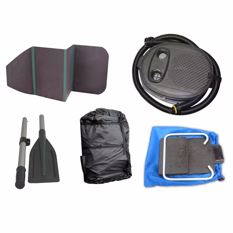 Надувная лодка ПВХ Flinc Феникс 280Т Люкс, пайол фанерный, зеленый