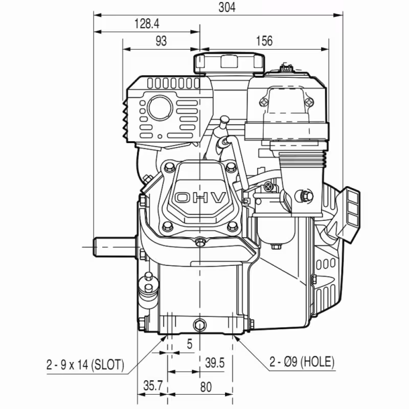 Двигатель бензиновый Honda GX 160UT2 QX4 OH