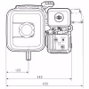 Двигатель бензиновый Honda GX 160UT2 QX4 OH