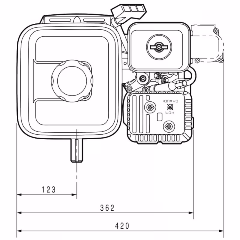 Двигатель бензиновый Honda GX 160UT2 QX4 OH