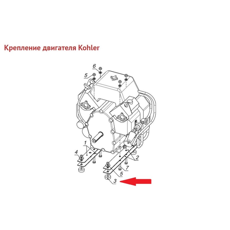 Амортизатор двигателя на снегоход Буран 110100088