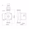 Насос циркуляционный Aquario AC 254-180