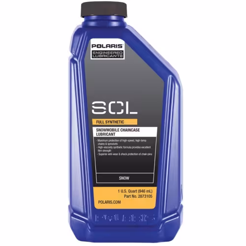 Масло трансмиссионное синтетическое для снегоходов Pure Polaris SCL SYN Chaincase Lube SNOW, 1л