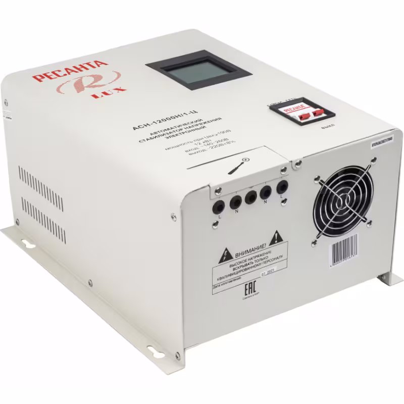 Стабилизатор напряжения Ресанта АСН 12000 Н/1-Ц Lux